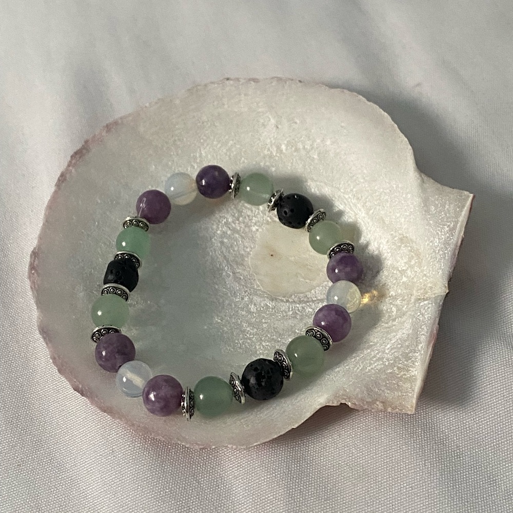 Handmade 💜 Gemstone Bracelet